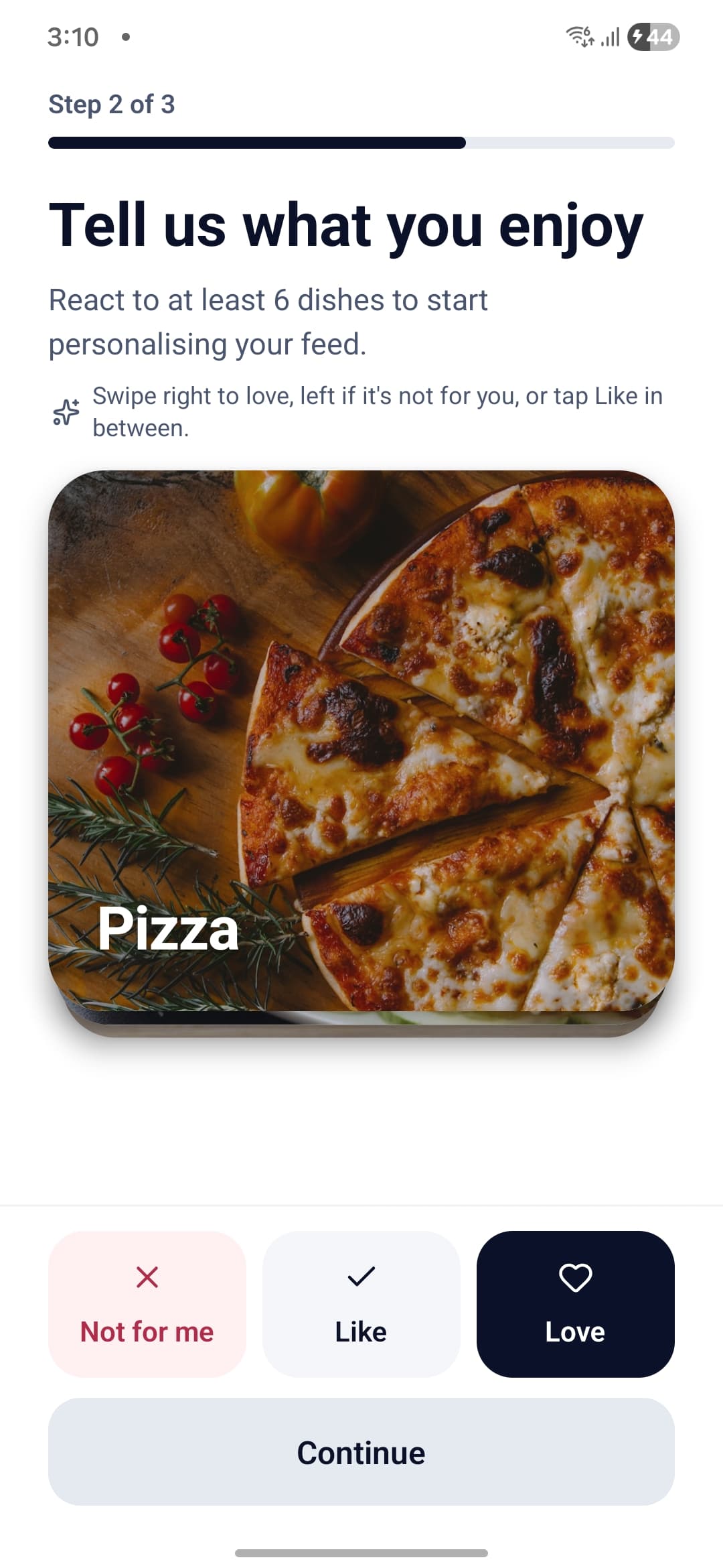 Plateful Taste DNA screen